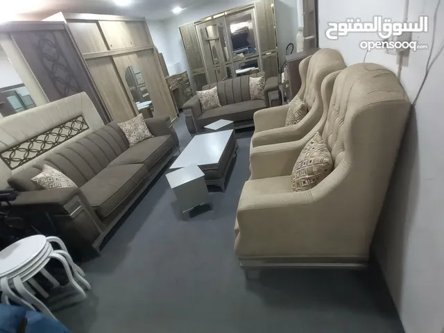 طقم كنب7 مقاعد للبيع المستعجل بداعي السفر
