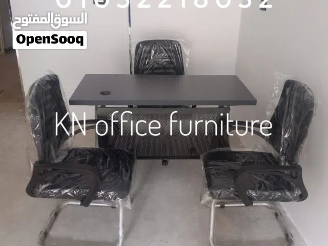 مكتب خشب mdf اسبانى شاسه معدن من شركة kn office furniture