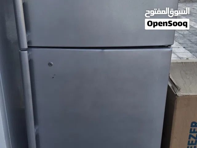 ثلاجه دايو لون سلفر مستعمل حجم 374 لتر بحاله ممتازه جدا