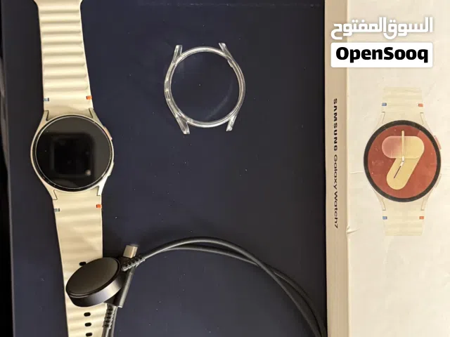 Samsung Galaxy Watch 7 - 40mm - Cream - ساعة سامسونج جالاكسي Galaxy Watch7 - لون ابيض كريمي للبيع