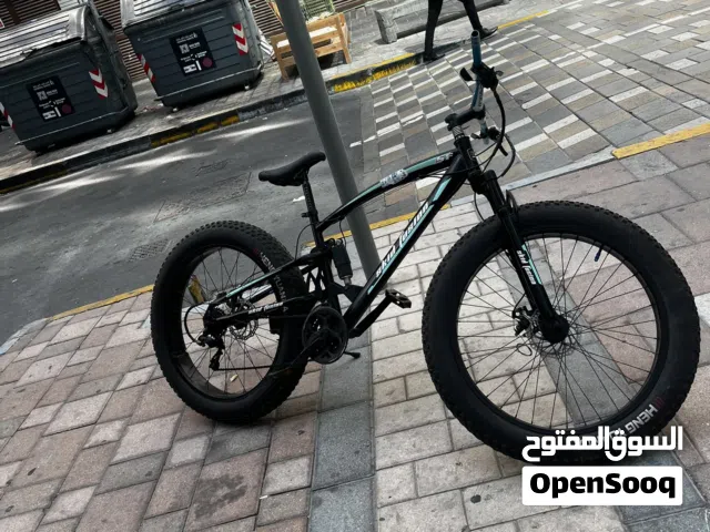Bike changed wheels and handlebar