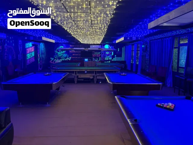 صاله بلياردو وسنوكر للايجار السنوى مع كافتريا مجهزة