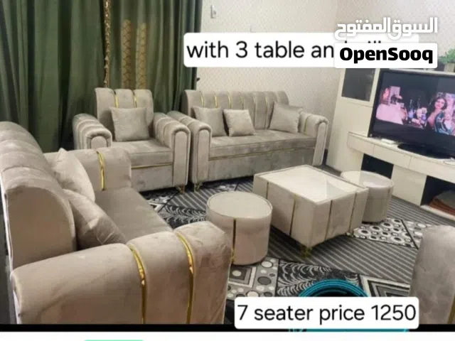 Comfortable & Durable Sofa Set for Everyday Living طقم أريكة مريح ومتين للحياة اليومية