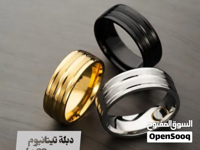 تخفيضات في دبلات تيتانيوم معدن متين لون ثابت مايتغيرش ابدا بسعر 20 دينار جملة وقطاعي
