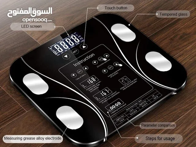 ميزان الكتروني ذكي شحن (قياس وحفط الاوزان على الهاتف)