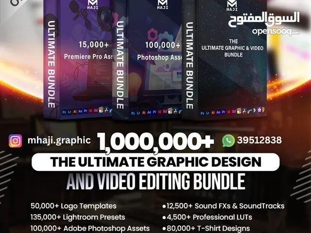 Over 1 million template graphics design