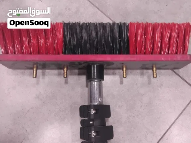 مكنسة الطاقه الشمسيه/فرشاية تنظيف مع مياه (تلسكوب)لوجهات الزجاجية