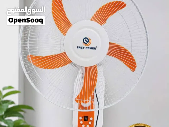 مروحة شحن 16 بوصة 2 في 1 تشتغل طربيزة وحايطية مع رموت تحكم لراحة أكتر  ريموت للتحكم عن