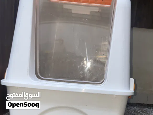 ليتر بوكس+مصفاة للرمل+طبق للطعام والماء