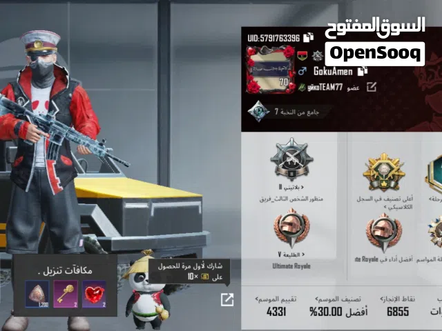 Pubg Accounts and Characters for Sale in Tripoli
