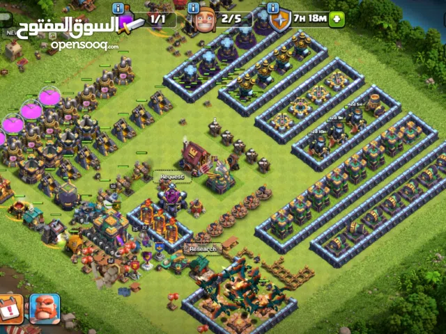 حساب Clash of Clans  تاون14