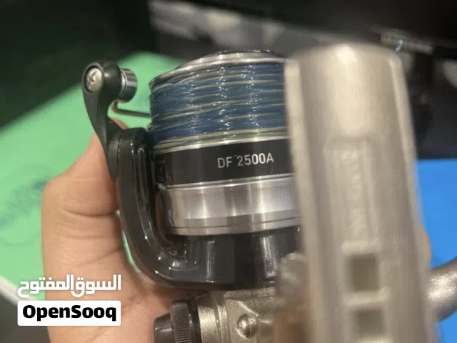 اداة صيد DAWA DF2500A/مع قصبة overbearing (13.5) مع خيط حرير