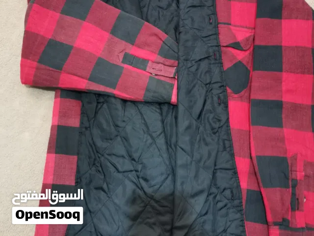 جاكيت قميص فلانيل مبطن