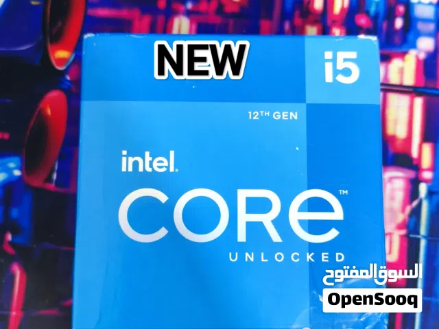 معالج intel core i5 Gen 12 نسخة KF جديد