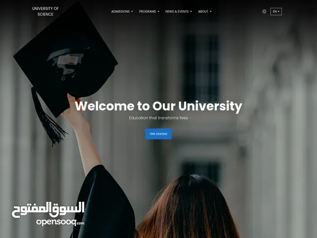 خدمة تصميم مواقع الإلكترونية