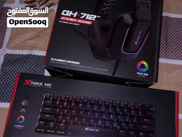 كيبورد وسماعه في حالة ممتازه جدا السماعه استعمال خفيف جدا والكيبورد حالته ممتازه وسعرهم ممتاز جدا