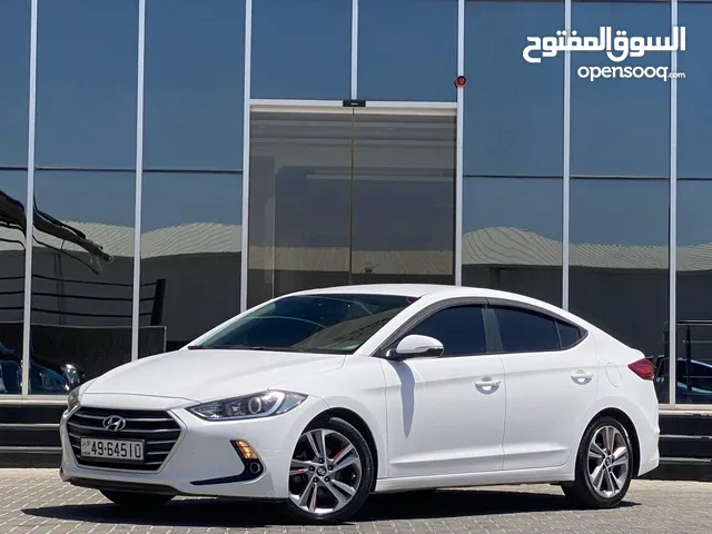 هيونداي افانتي 2018 "صنف" بصمة وجنط 18 فحص 7 جيد استخدام شخصي لم تعمل سياحي او تطبيقات