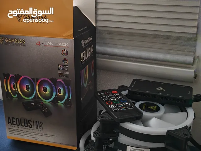 GAMDIAS AEOLUS M2-1204R RGB Case Fan 4-pack.