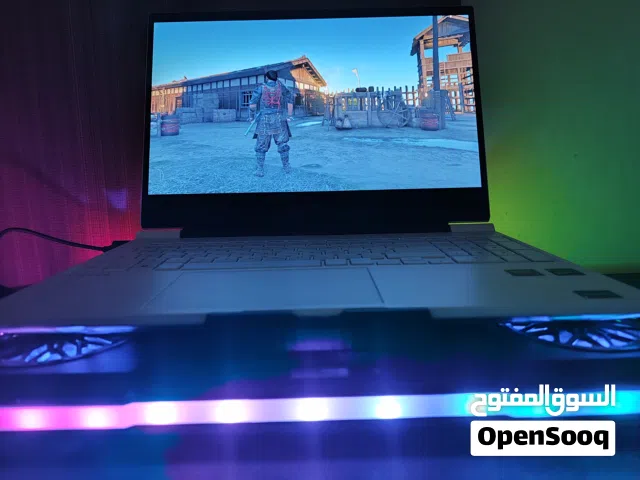 للبيع لابتوب جيمينج قوي يشغل كل العاب rtx 4050 استخدام خفيف شبه جديد مع كرتونته مع مبرد