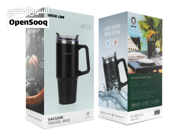 كوب سفر مفرغ من الهواء من Green Lion