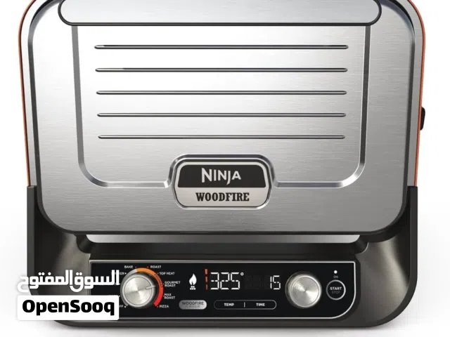 Ninja Woodfire 8-in-1 Electric Outdoor Pizza Oven, Rotisserie & Smoker BBQ with Grate