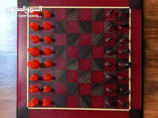 بيع أنواع شطرنج فاخرة يدويّة الصنع – العدد 10 مجموعات بتصاميم خشبيّة، رخاميّة وشرقيّة مميّزة Chess