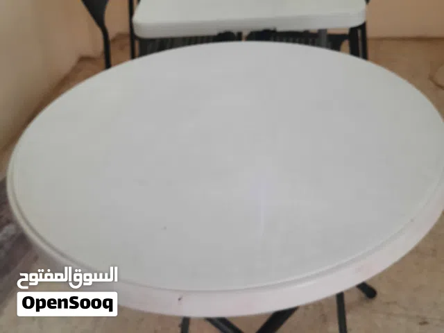 طاولتين و كراسي120*60