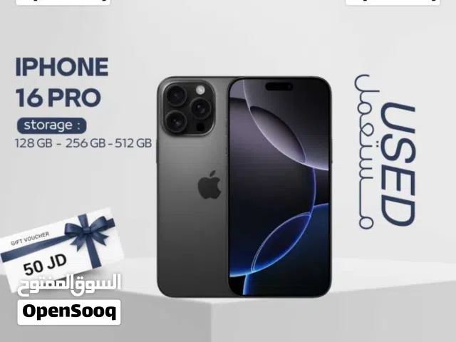 IPHONE 16 PRO ( 128GB ) USED /// ايفون 16 برو ذاكرة 128 مستعمل وكاله