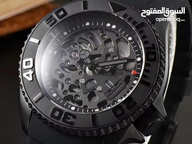 Seiko Limited Edition Watch black and green Mods
