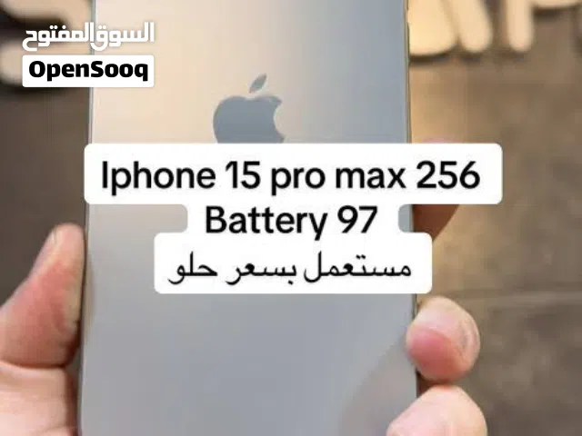 ايفون 15 برو ماكس للبيع مستخدم بحالة ممتازة
