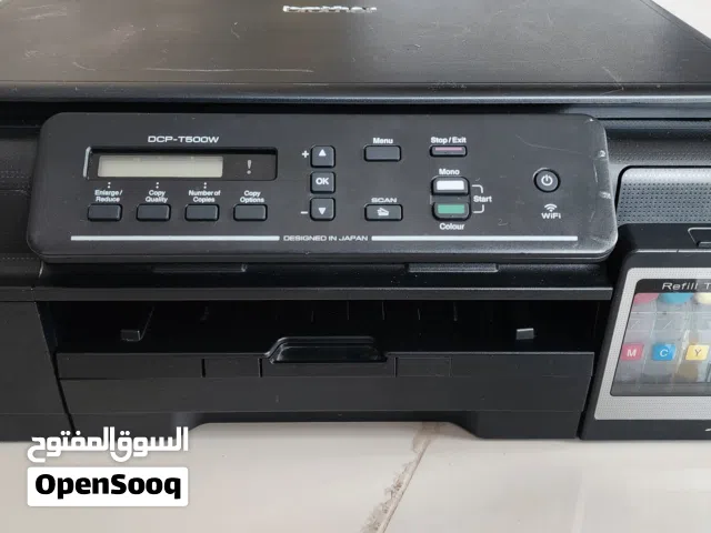 طابعة Brother DCP-T500W ملونة (نظام تانك موفر جداً).