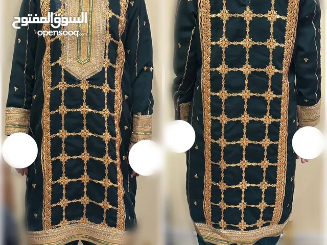 لبس تقليدي عماني 3 قطع جديد ونظيف