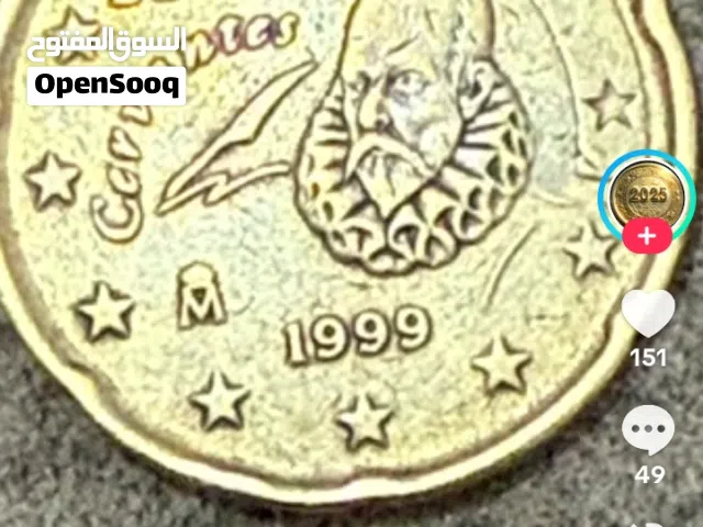 عملة الذهبية   20 EORO CENT