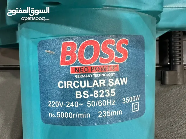 منشار دائري لقص الاخشاب من شركة BOSS حجم 9 انش قوة 3500 واط