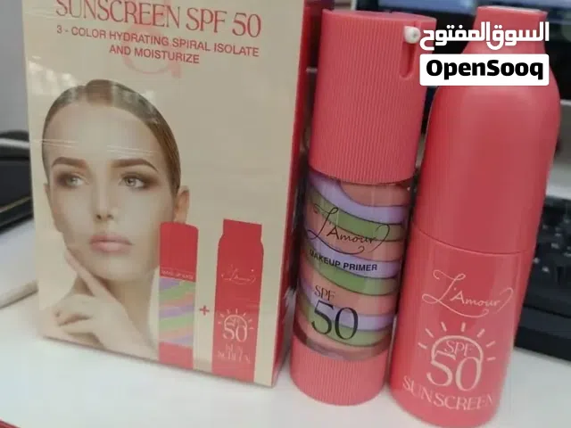 لامور واقي شمسي SPF 50 3 - لون هيدراتينج سبيرال آيزوليت وترطيب قاعدة مكياج واقي شمسي...