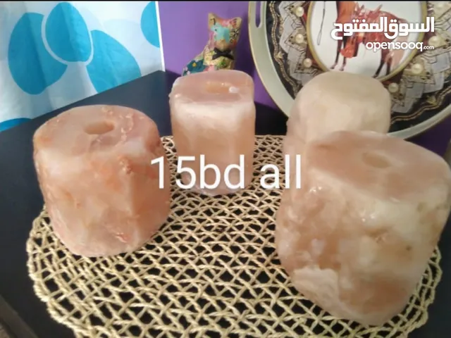 Himalayan salt candle holders 15bd for all.