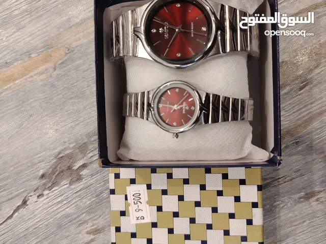 Gemstar silver couple watches new condition