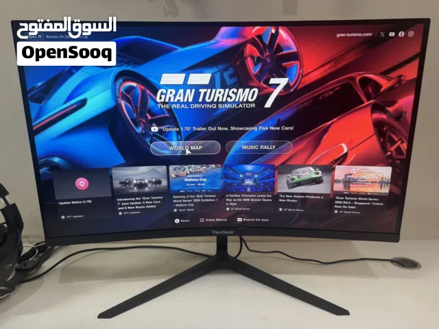 شاشة قيمنق 27 بوصه منحنية 200Hz للسوني و PC