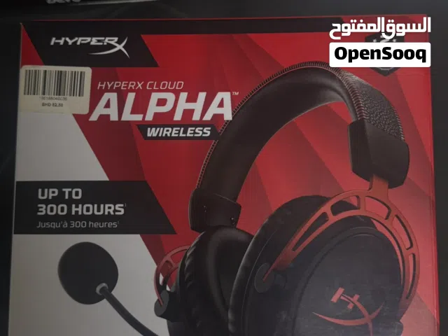 سماعة هايبر اكس معا كل مستلزماته نضافه 100/100