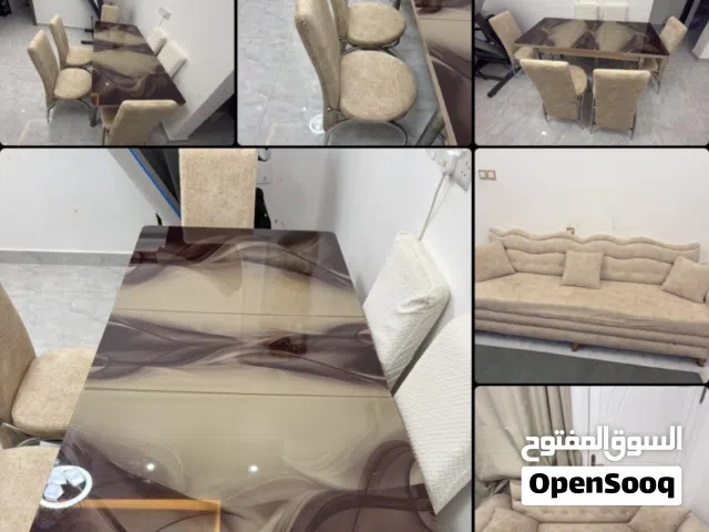 Sofa set and dining table