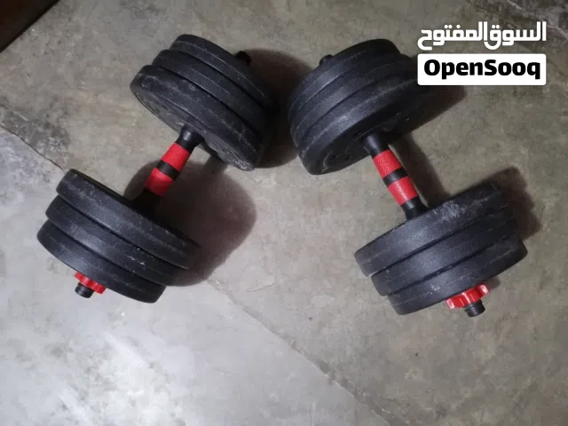 دنابل تمرين 20 كيلو (فينيل) نظيفة جداً