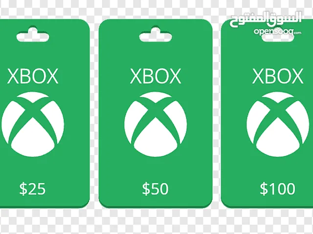 بطاقات الألعاب Xbox