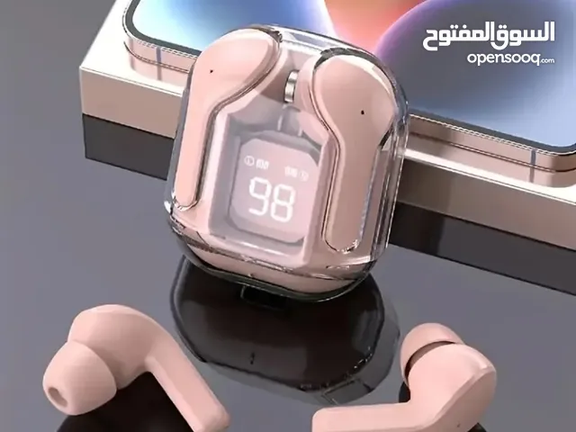 سماعات لا سلكية بلوتوث... بميزة الغاء الضوضاء وتتحكم فيها باللمس.... اقتران تلقائي بالهاتف واللابتوب