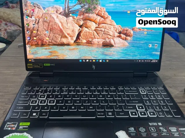 laptop: Acer Nitro 16