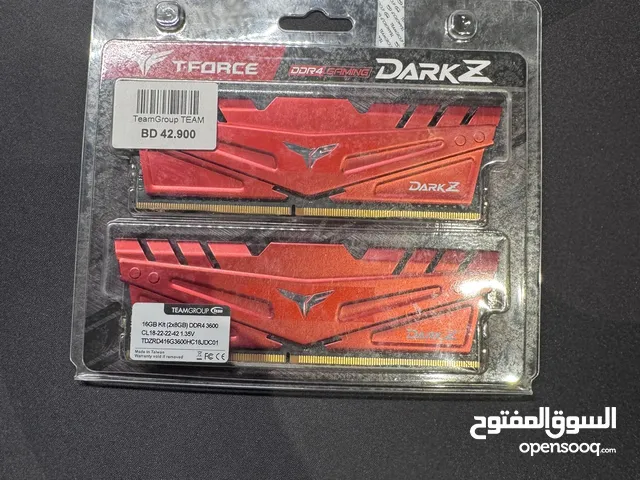 للبيع رامات T-Force 16 GB السعر 30