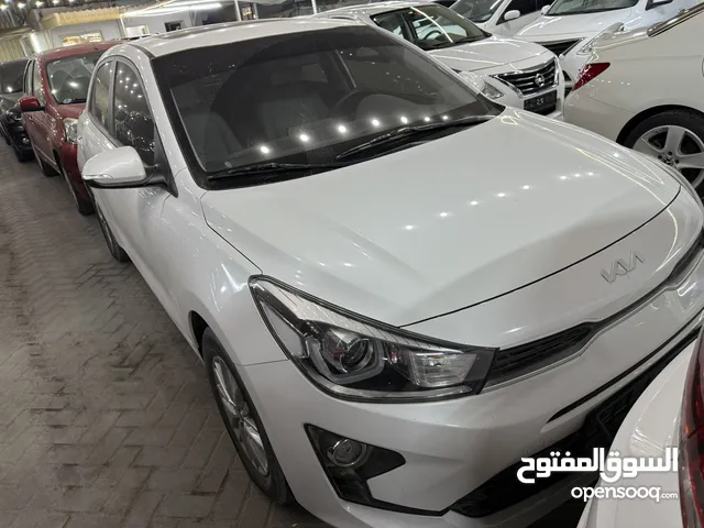 كيا ريو هاش باك خليجي موديل 2022 صبغ وكالة فول اوبشن
