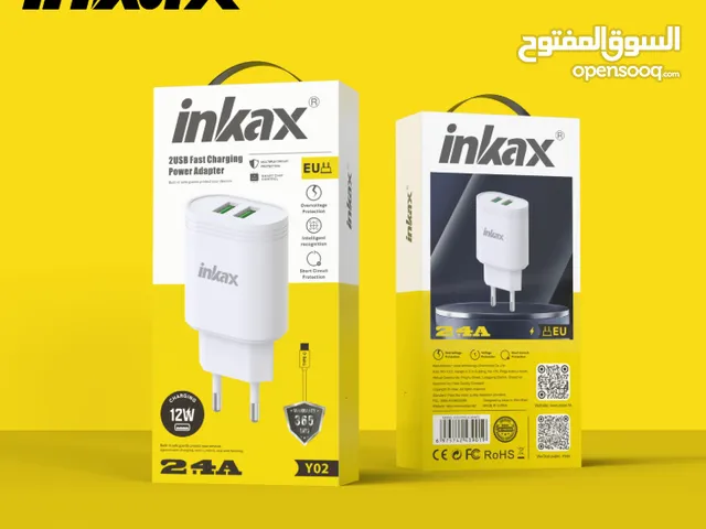 التوصيل مجاني لأي مكان (شاحن Inkax Y02 بقوة 12 وات)