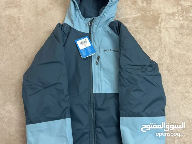 جاكيتات ولادي ماركة كولومبيا جديد شتوي مقاس لارج لون سكني لون أزرق