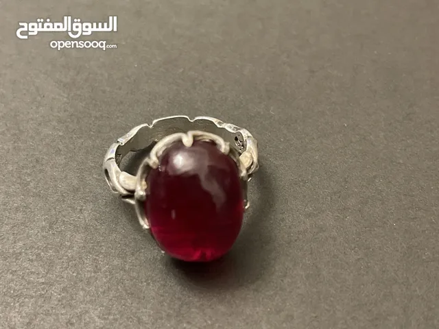 Ring with silver and burmese gate
