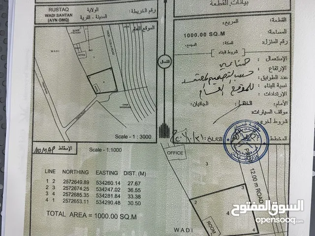 Industrial Land for Rent in Al Batinah Rustaq